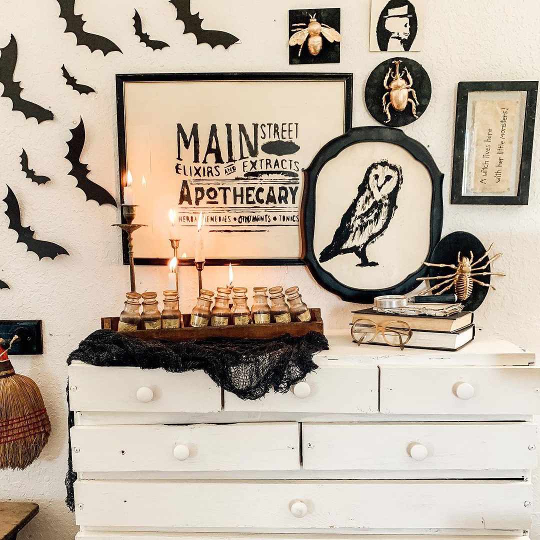 万圣节装饰梳妆台