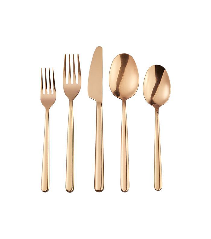 20片的Allegra软铜餐具组