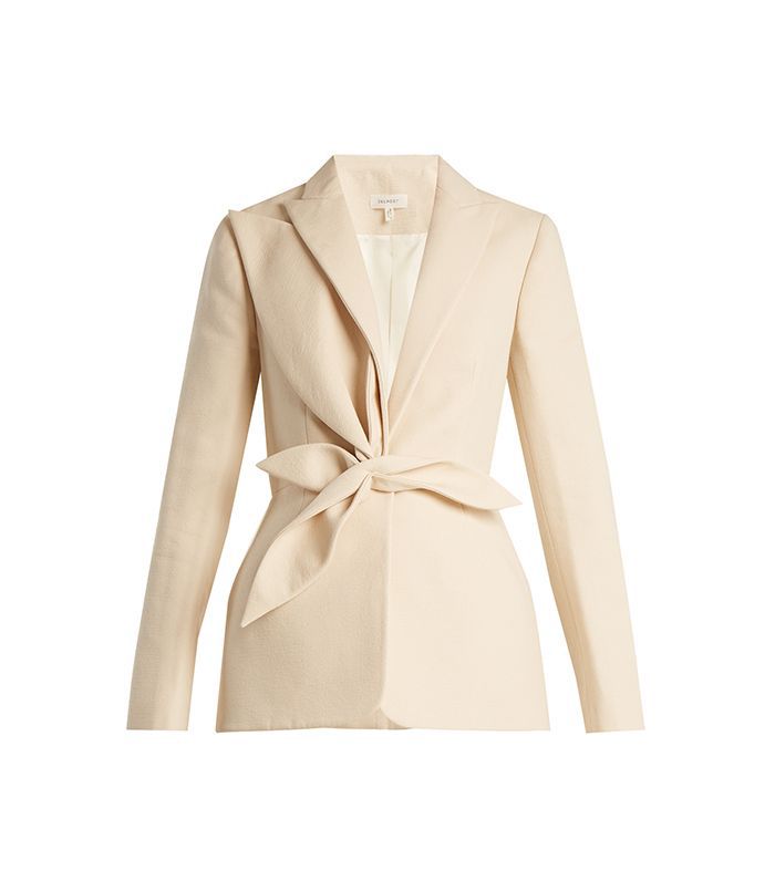 单排扣贴花棉袄