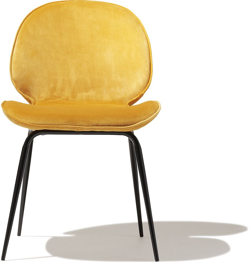 芥末黄餐椅