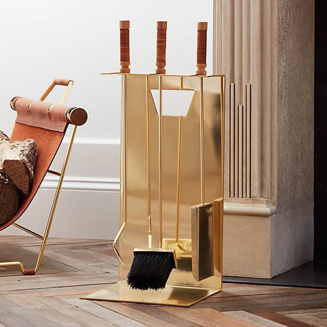 黄金壁炉工具