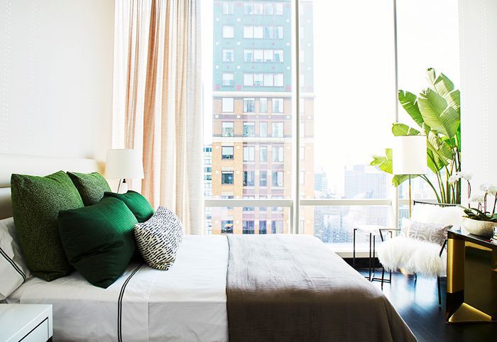 卧室在One57“class=