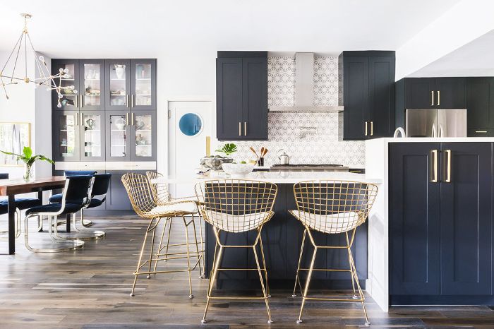 宝石色调的厨房