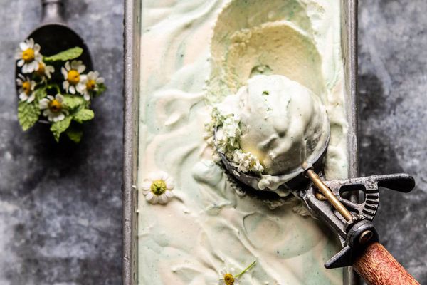 如何制作重奶油-无搅拌白巧克力冰淇淋