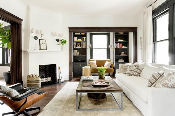 明亮，风洞的客厅，别致的复古感觉。