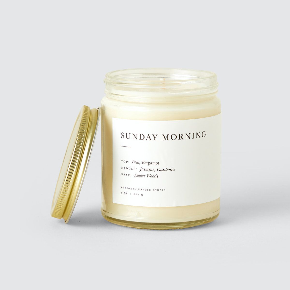布鲁克林蜡烛工作室星期天早晨简约蜡烛