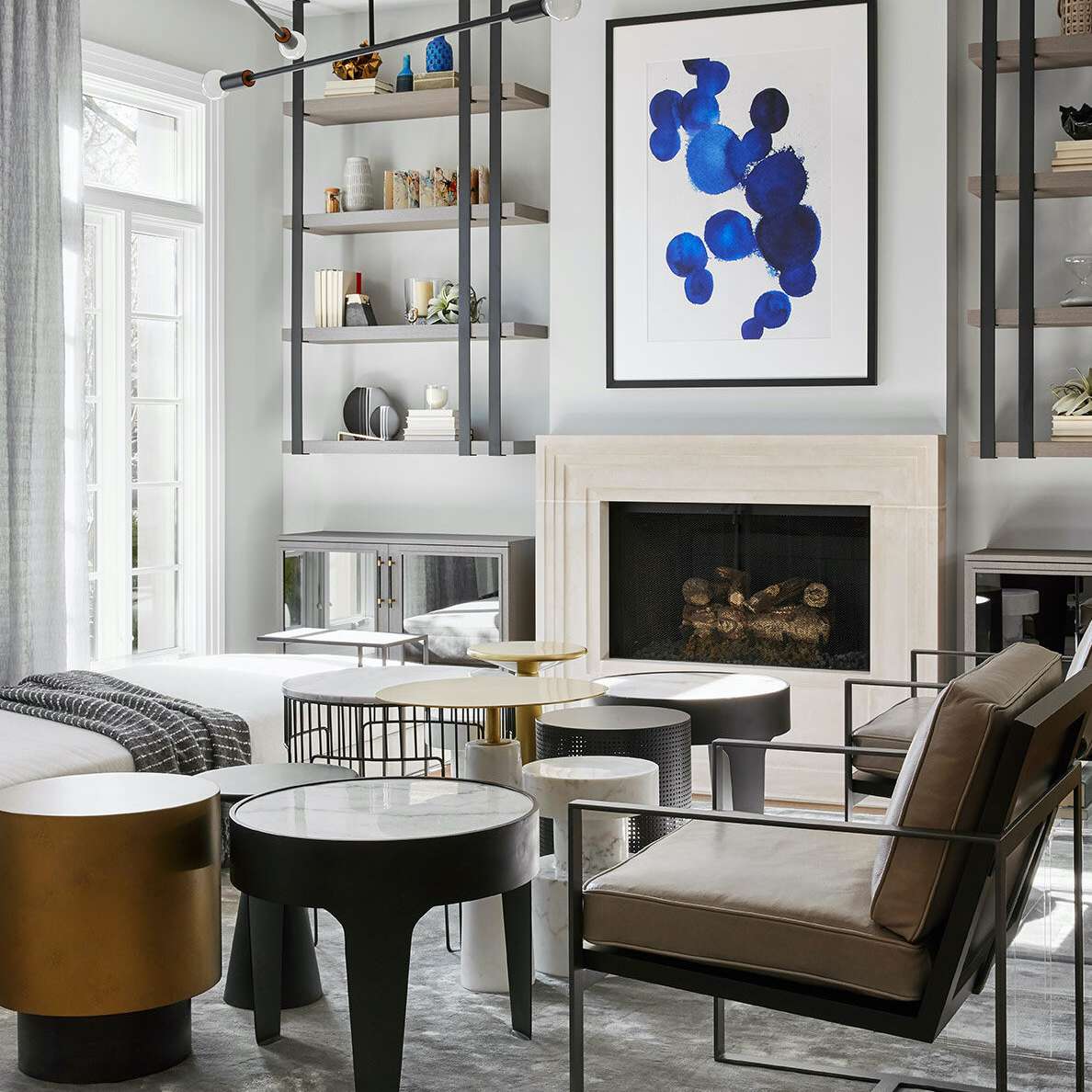 客厅地毯想法匹配窗帘