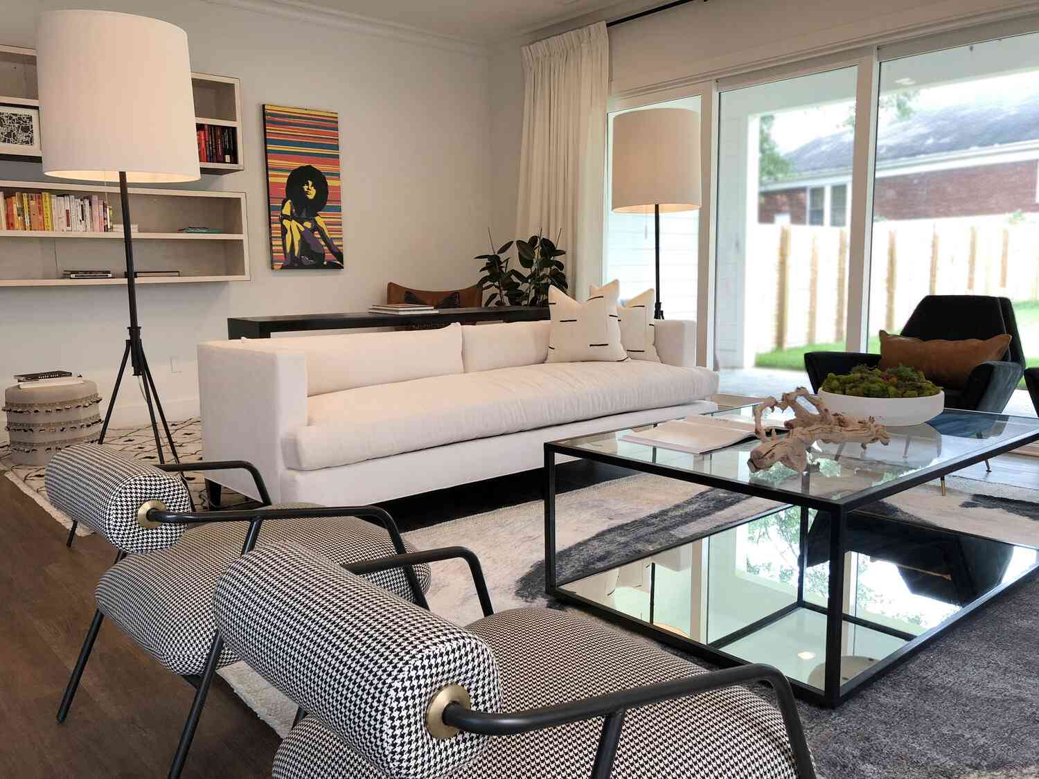 最佳客厅的想法 - 客厅与声明座位