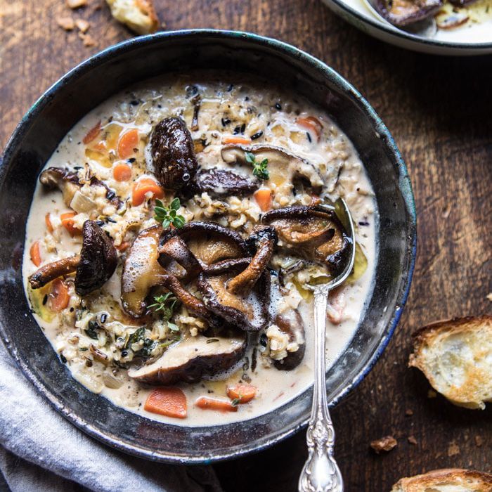 慢炖奶油野米汤