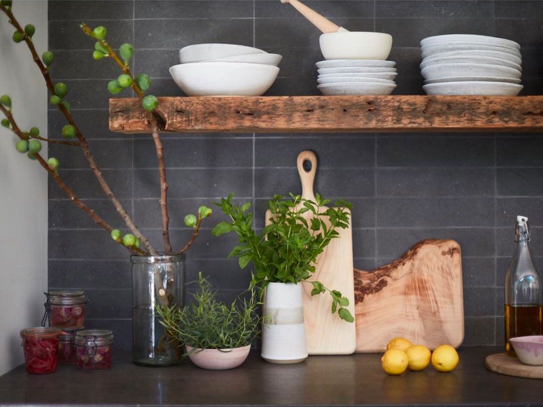 开放式搁置厨房的想法