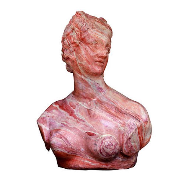 罗马拱廊，美第奇的维纳斯粉红大理石半身像