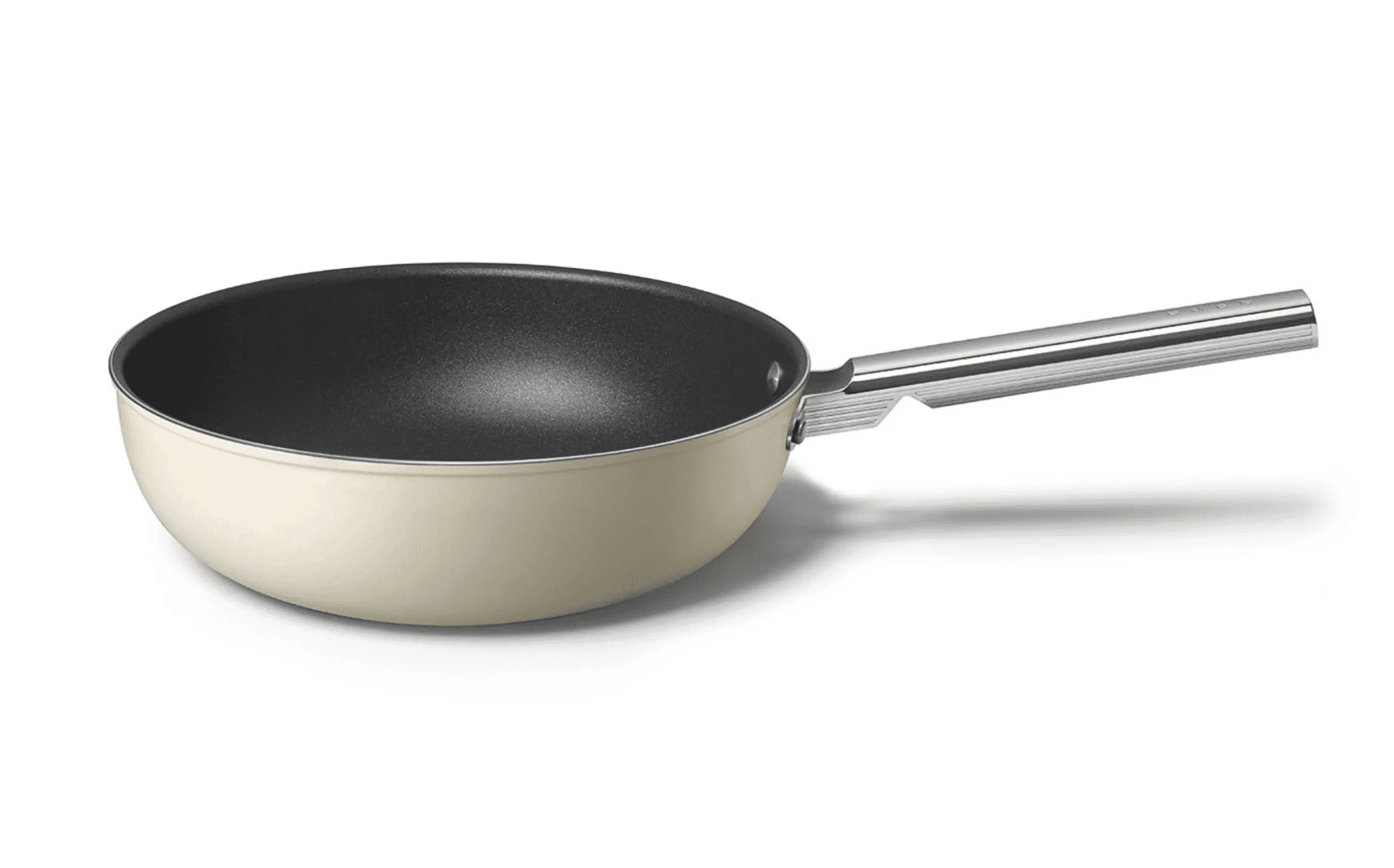 笑脸12英寸不粘锅奶油