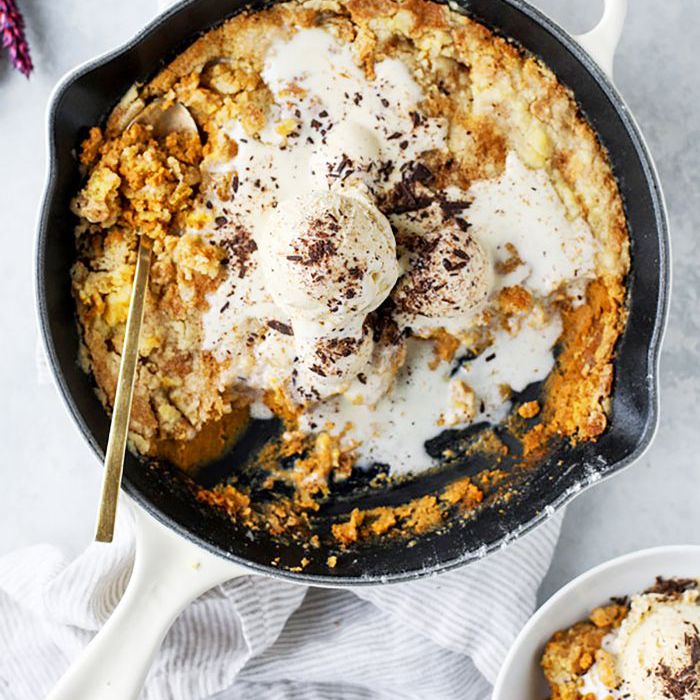 简单的感恩节甜点-南瓜锅馅饼