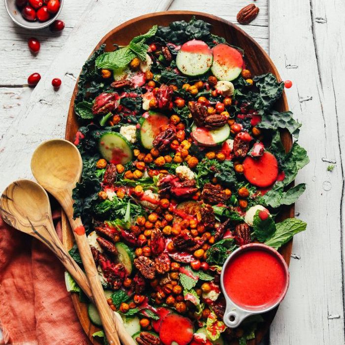 蔓越莓汁蔬菜沙拉