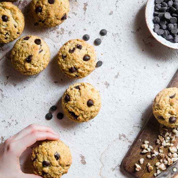 黑胡桃的巧克力松饼酮