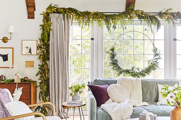 emily henderson christmas living room