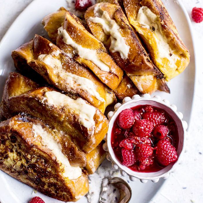 奶油芝士酿法国吐司