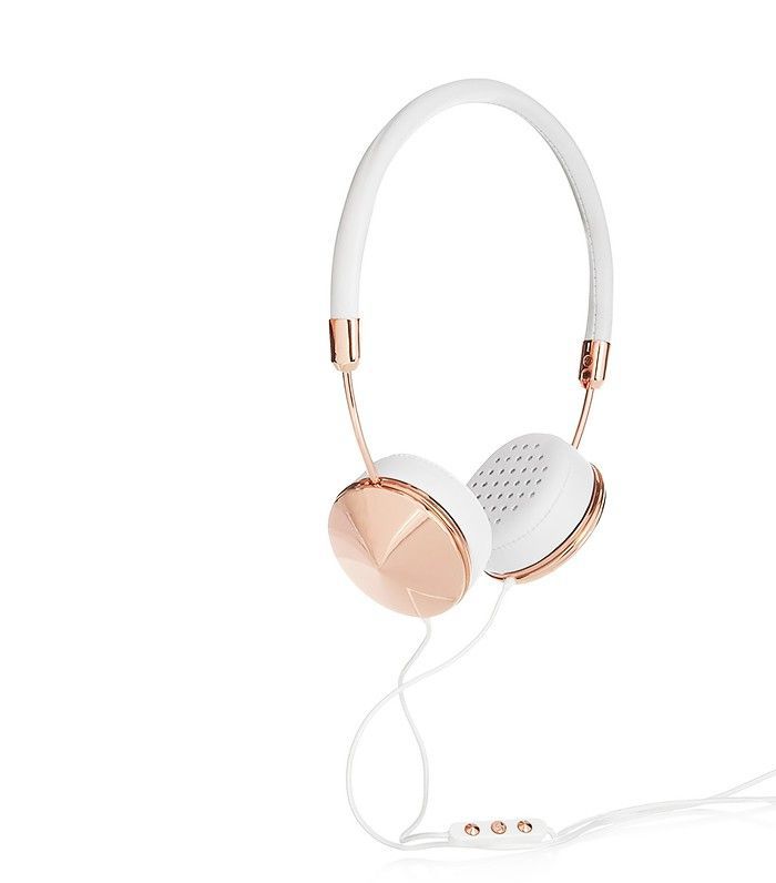 FRENDS蕾拉皮革和玫瑰金音耳机