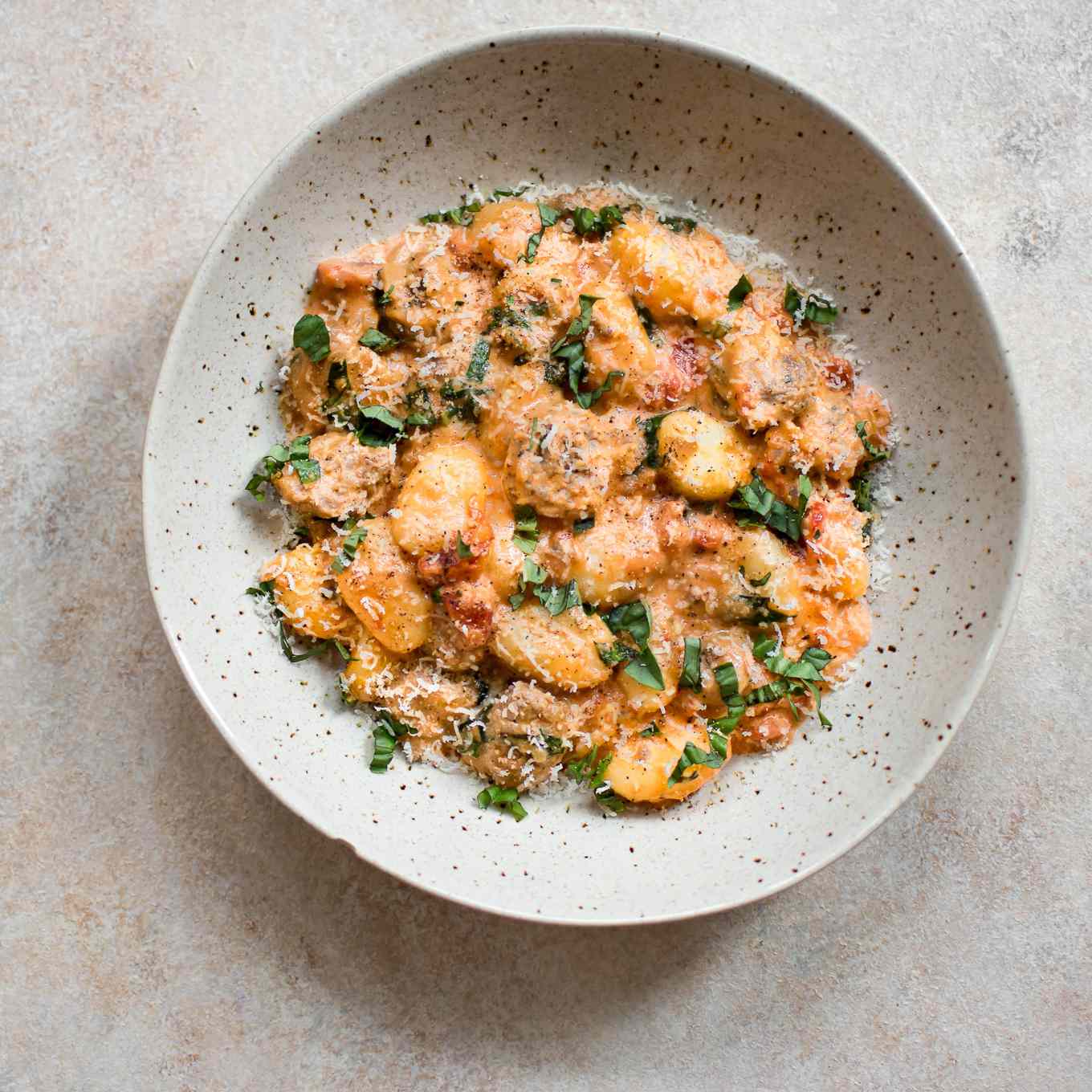 奶油汤圆配香肠