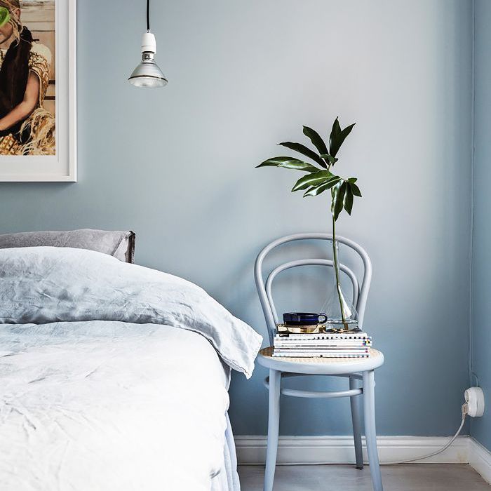 蓝色卧室