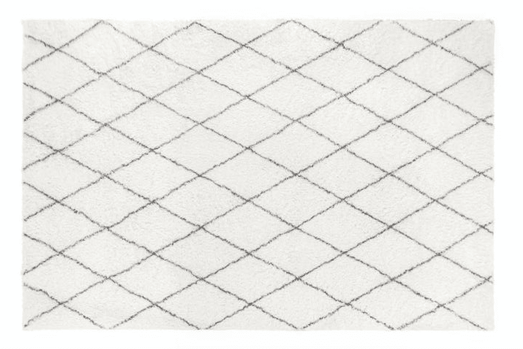 毛绒摩洛哥钻石地毯