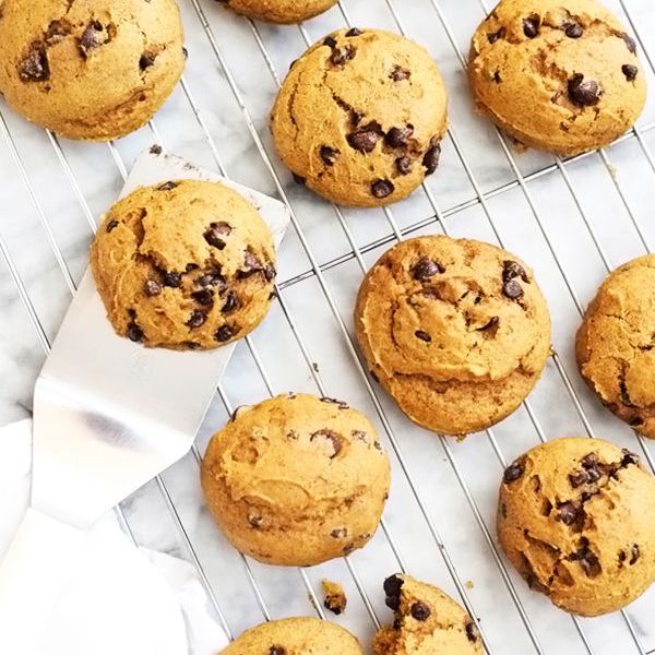 易感恩节甜品 - 南瓜巧克力曲奇饼