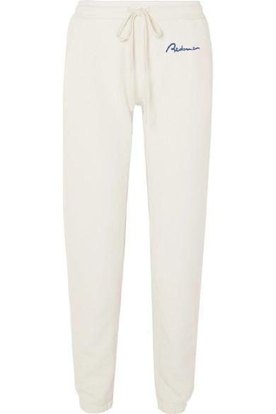 绣花棉毛圈运动裤