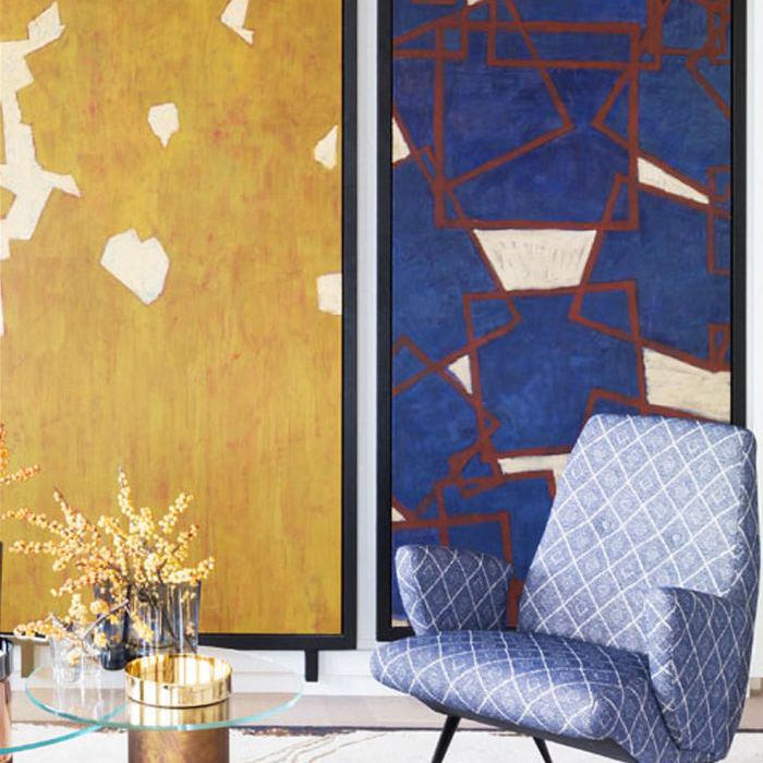 客厅大，冷色调的作品