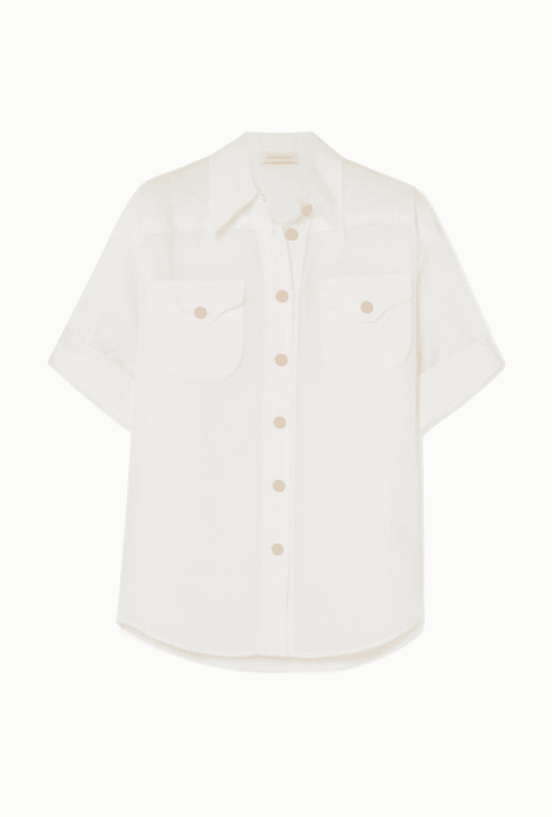 超级八号苎麻衬衫