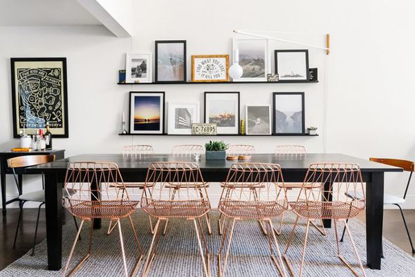 现代化的用餐室