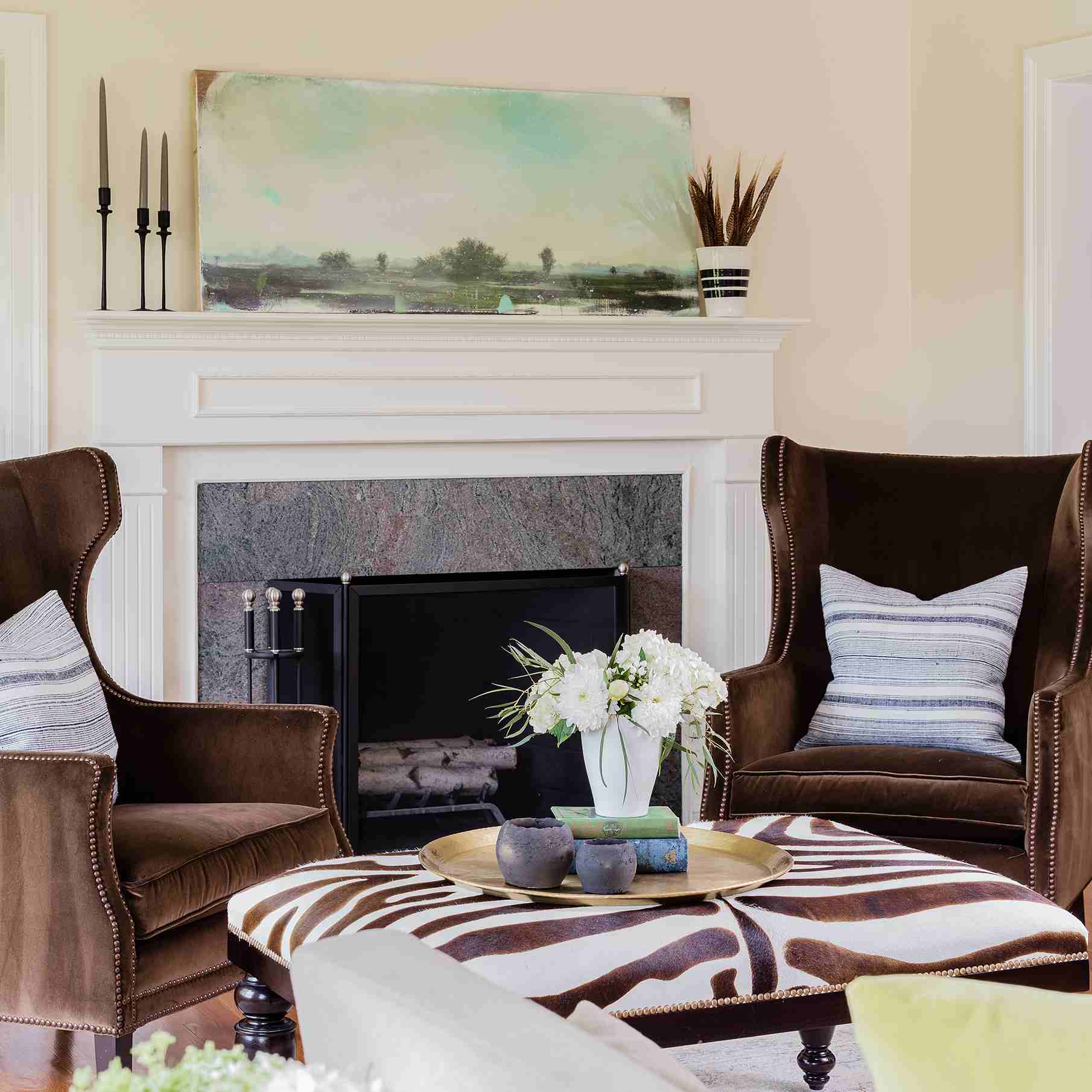 更新的传统客厅