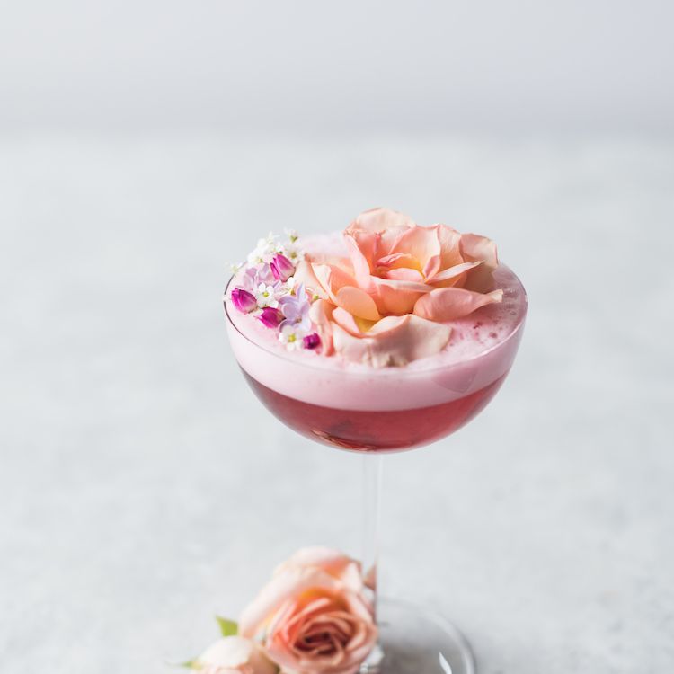 最好的蛋清鸡尾酒配方-植物和杜松鸡尾酒