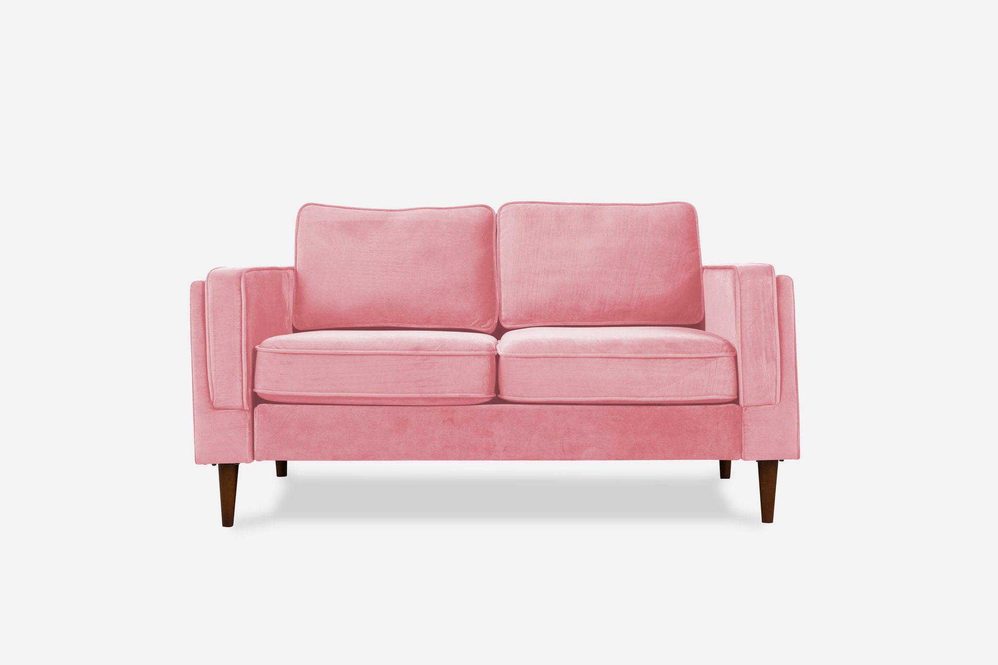 粉色,二人双人小沙发。