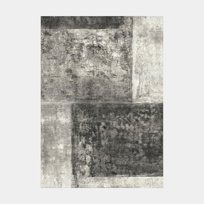 旧的洛可可羊毛地毯