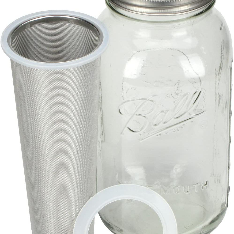 冷煮梅森罐咖啡壶由县线厨房