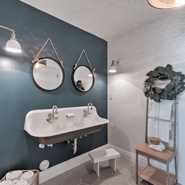 粉末室，宽壁挂槽