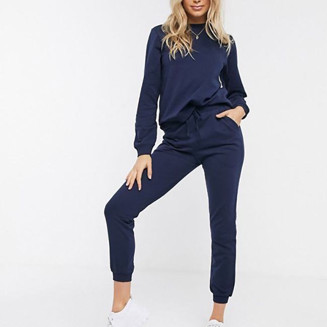 ASOS设计海军蓝运动服