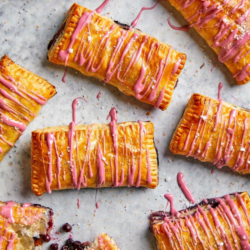 蓝莓馅饼烤面包机