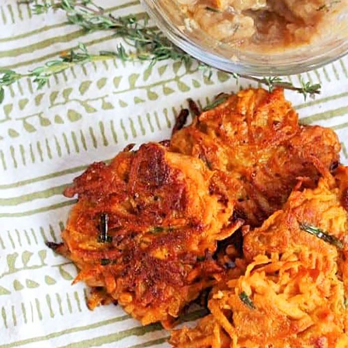 易光明节食谱 - 甘薯Latkes