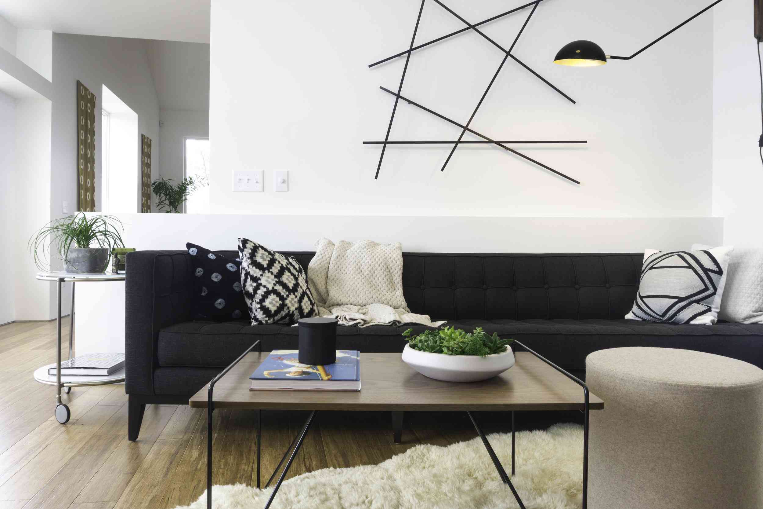 干净、现代的客厅