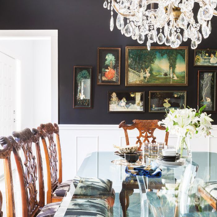 宝石色调的餐厅